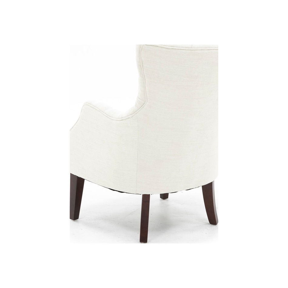 wesp white accent chair   