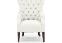 wesp white accent chair   