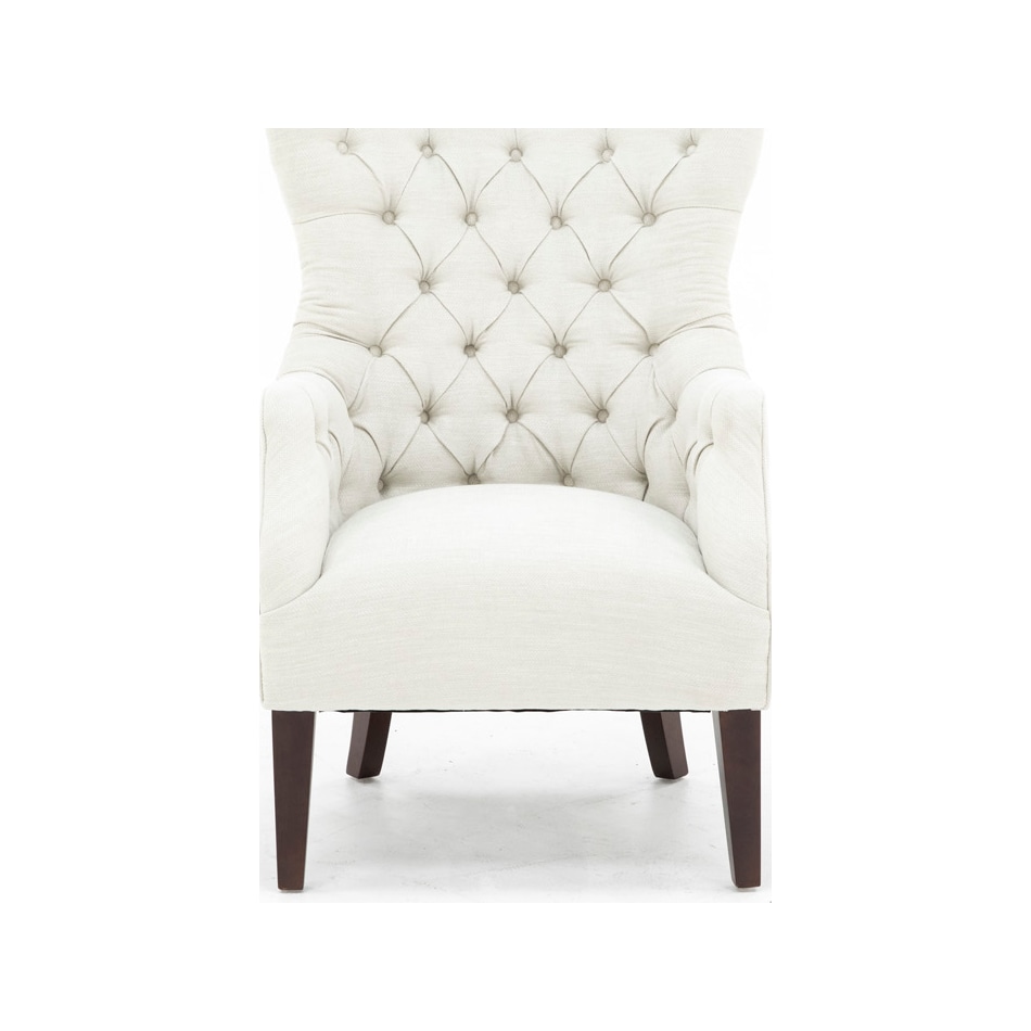 wesp white accent chair   