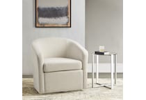 wesp white swivel chair   