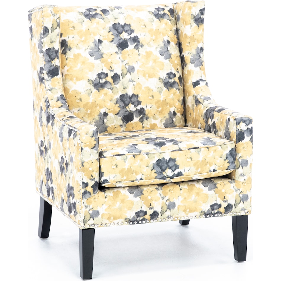 wesp yellow accent chair   