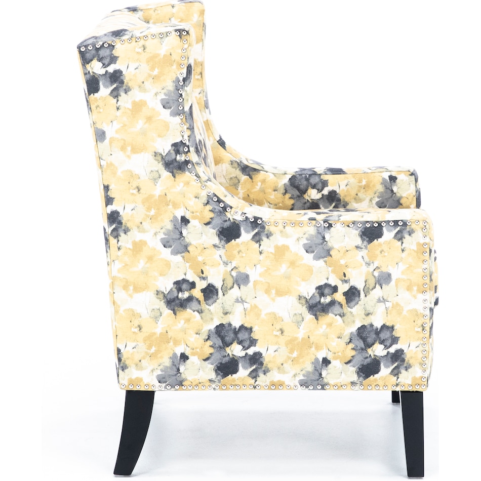 wesp yellow accent chair   