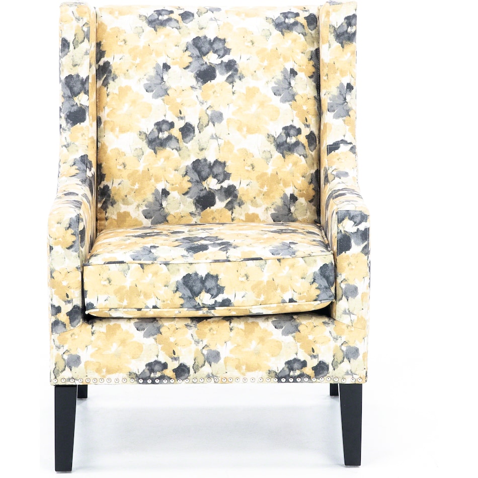 wesp yellow accent chair   