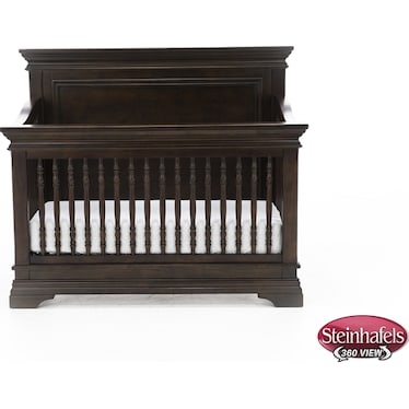 Stella Flat Top Crib in Brown