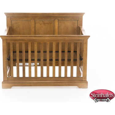 Nova Brown Convertible Flat Top Crib