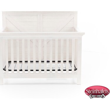 Titan White Convertible Crib