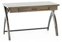 whal brown desk   