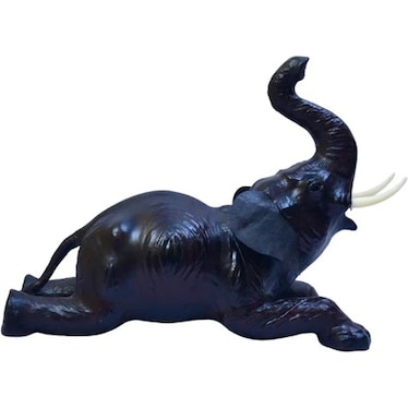 Laying Elephant 12"H
