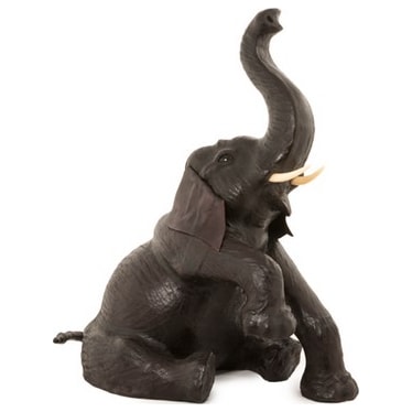 Sitting or Laying Elephant 18"H