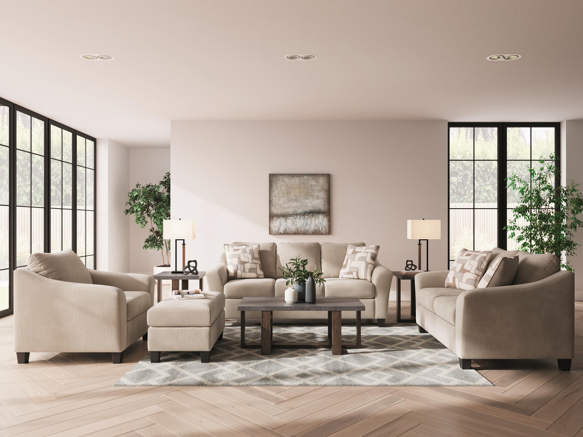 Willa Wide Ottoman | Steinhafels
