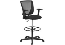 wins black desk chair   