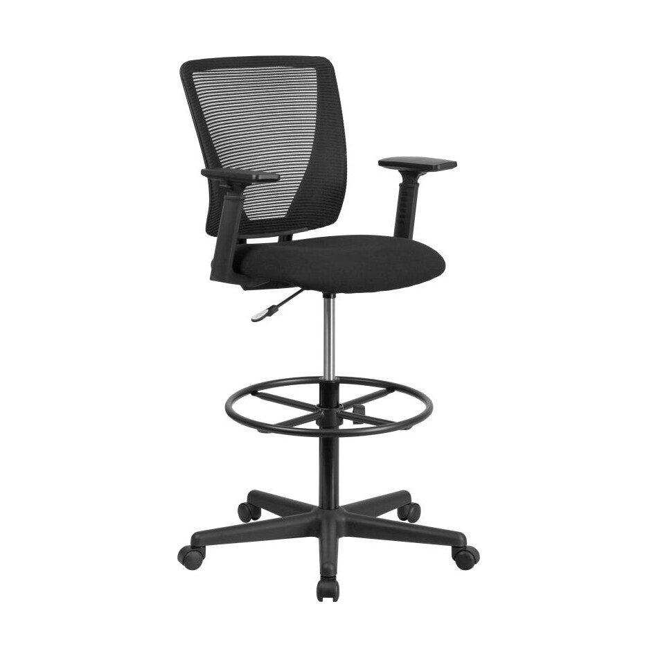 wins black desk chair   