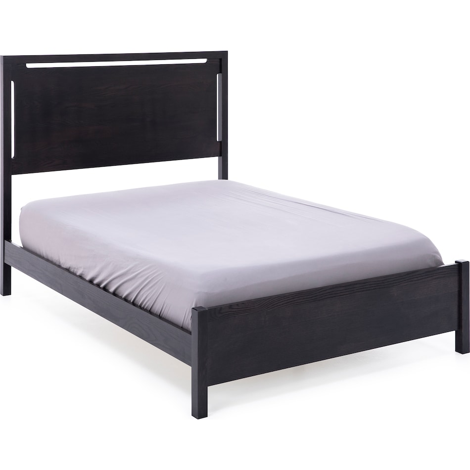 witmer furniture black queen bed package qpk  