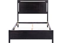 witmer furniture black queen bed package qpk  