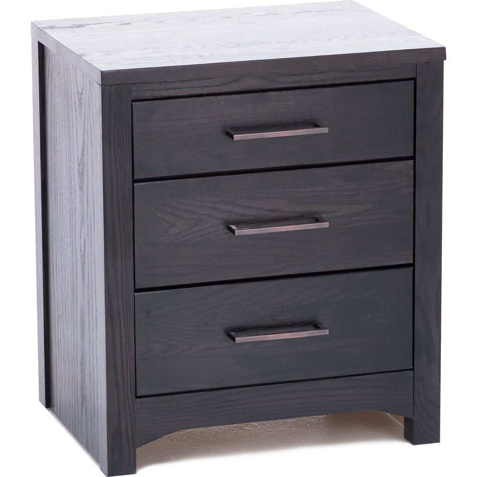 witmer furniture black three drawer   