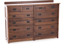 witmer furniture brown double   