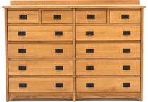 witmer furniture brown double   