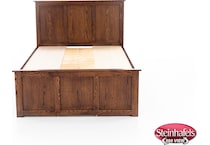 witmer furniture brown full bed package  image fpk  