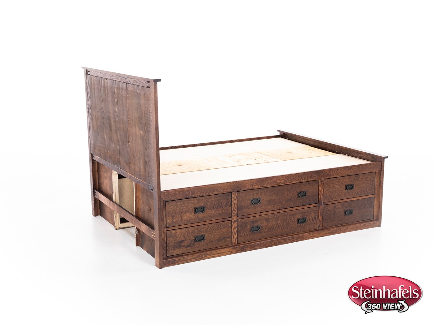 witmer furniture brown full bed package  image fpk  