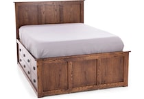 witmer furniture brown full bed package fpk  