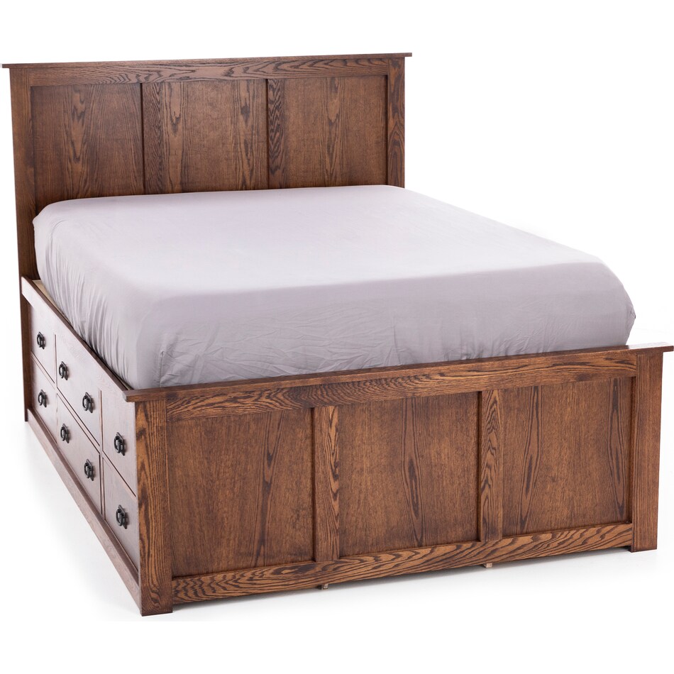 witmer furniture brown full bed package fpk  