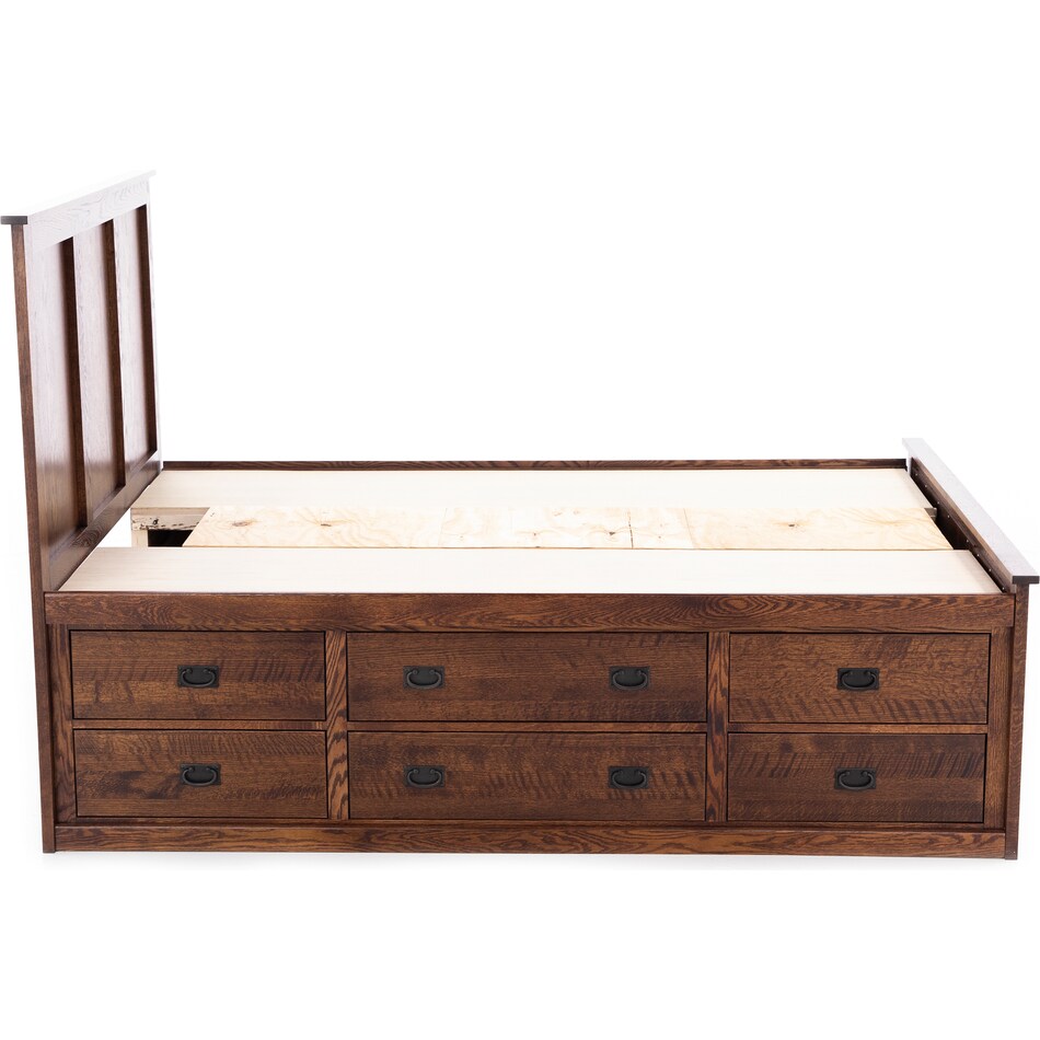 witmer furniture brown full bed package fpk  