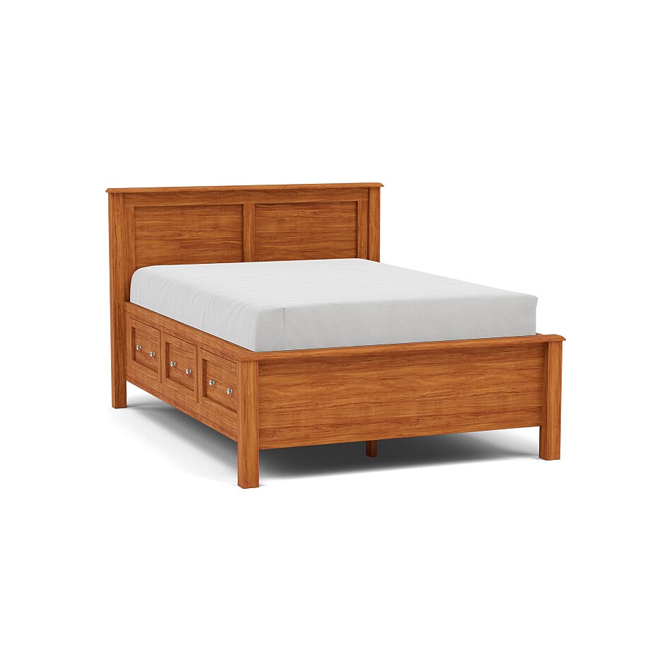 witmer furniture brown full bed package fpk  