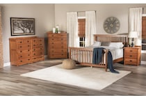 witmer furniture brown full bed package fpk  