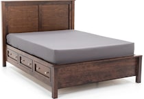 witmer furniture brown full bed package fpk  