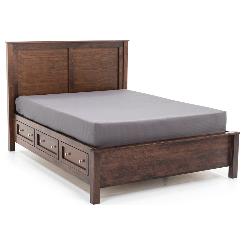 witmer furniture brown full bed package fpk  