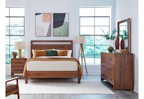 witmer furniture brown full bed package pf  