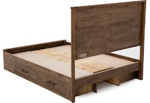 witmer furniture brown full bed package sfp  