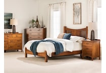 witmer furniture brown full bed package lifestyle image fb  