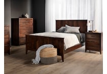 witmer furniture brown full bed package lifestyle image fp  
