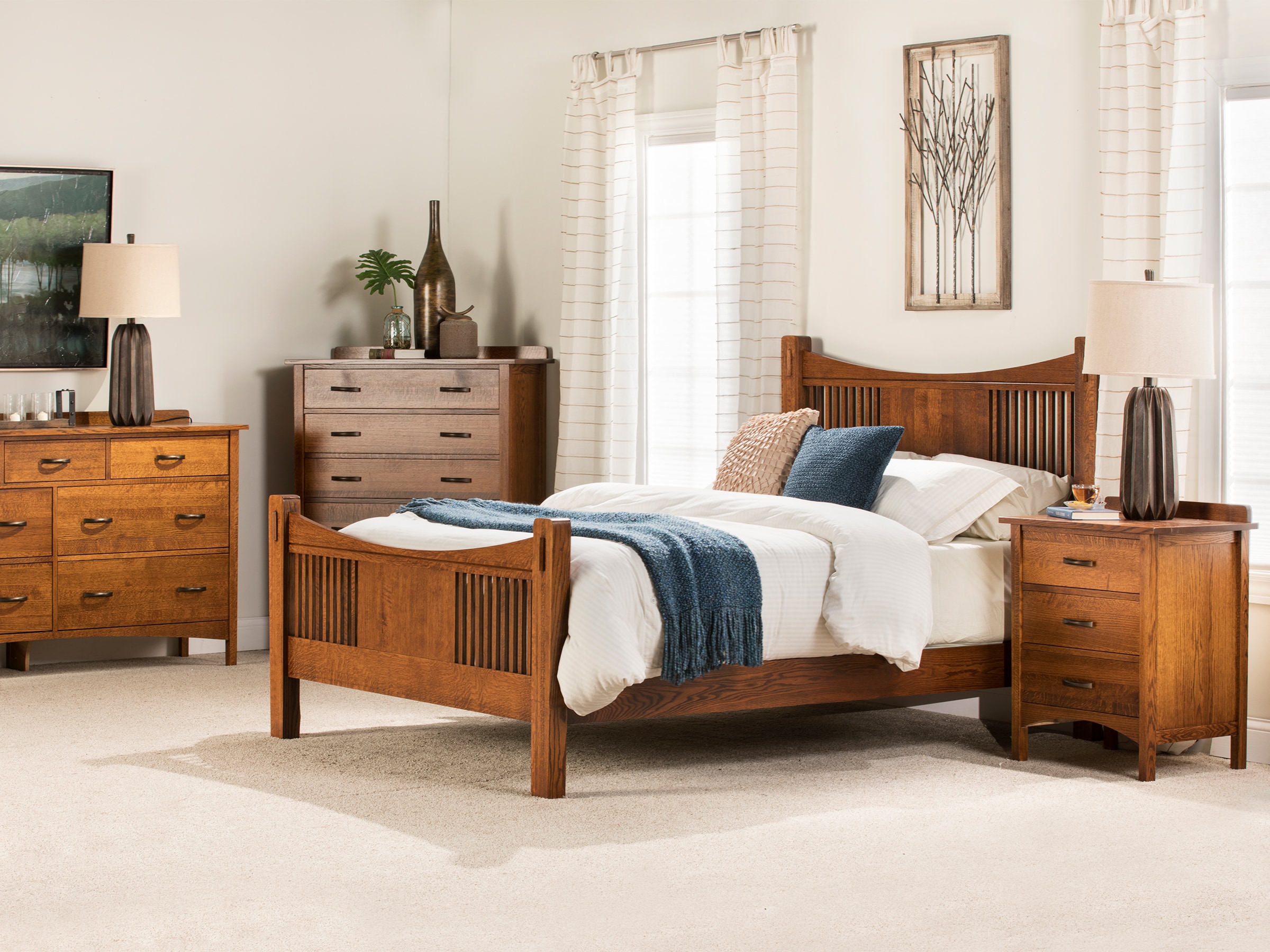 trishley king sleigh bedroom set