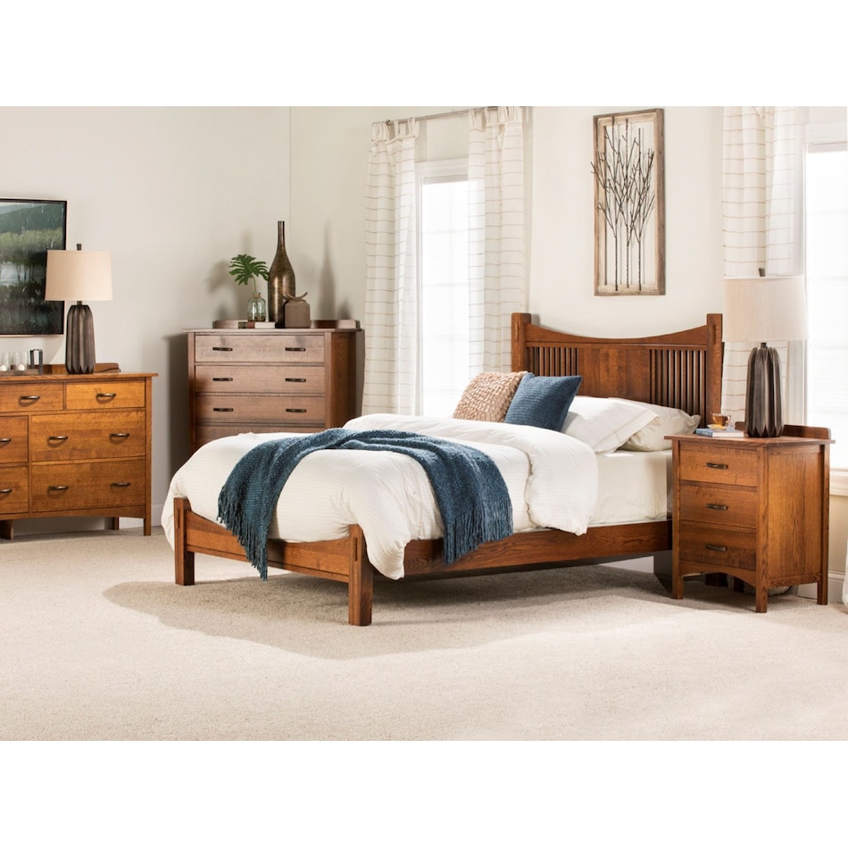 witmer furniture brown king bed headboard   