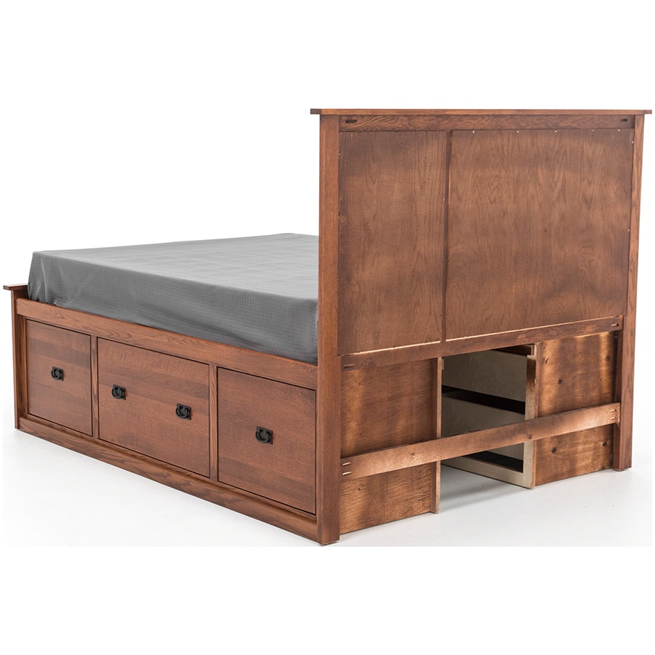 witmer furniture brown king bed package kpk  