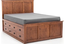 witmer furniture brown king bed package kpk  