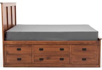 witmer furniture brown king bed package kpk  