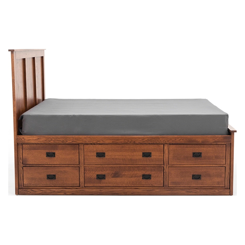 witmer furniture brown king bed package kpk  