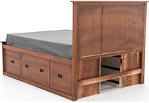 witmer furniture brown king bed package kpk  