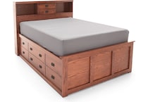 witmer furniture brown king bed package kbs  