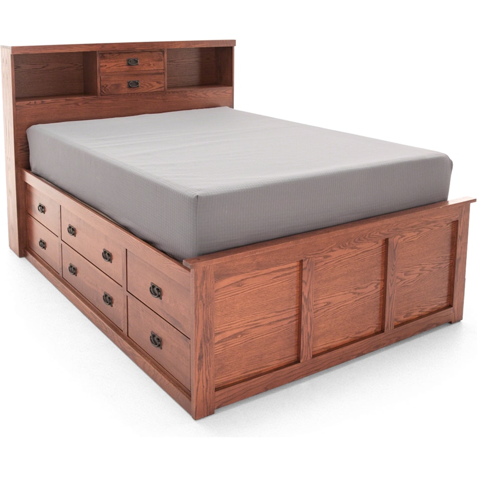 witmer furniture brown king bed package kbs  