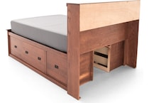 witmer furniture brown king bed package kbs  