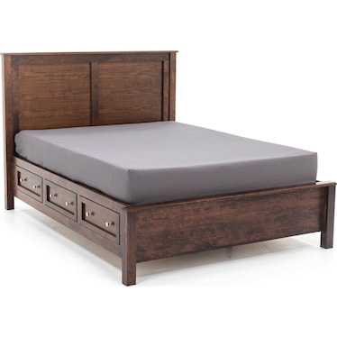 Witmer Taylor J King Storage Bed with 52" Headboard in Finish 16