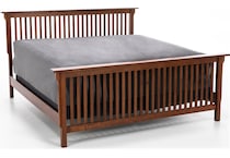 witmer furniture brown king bed package kplf  