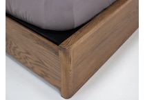 witmer furniture brown king bed package akp  