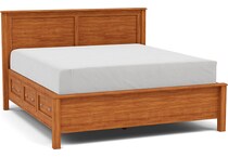 witmer furniture brown king bed package kpk  