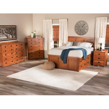 Witmer American Mission #80 King Storage Bed