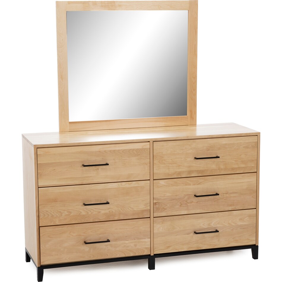witmer furniture brown mirror   